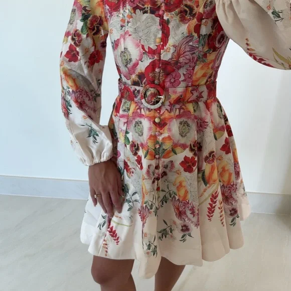 Floral Mini Dress - Picture 3 of 6